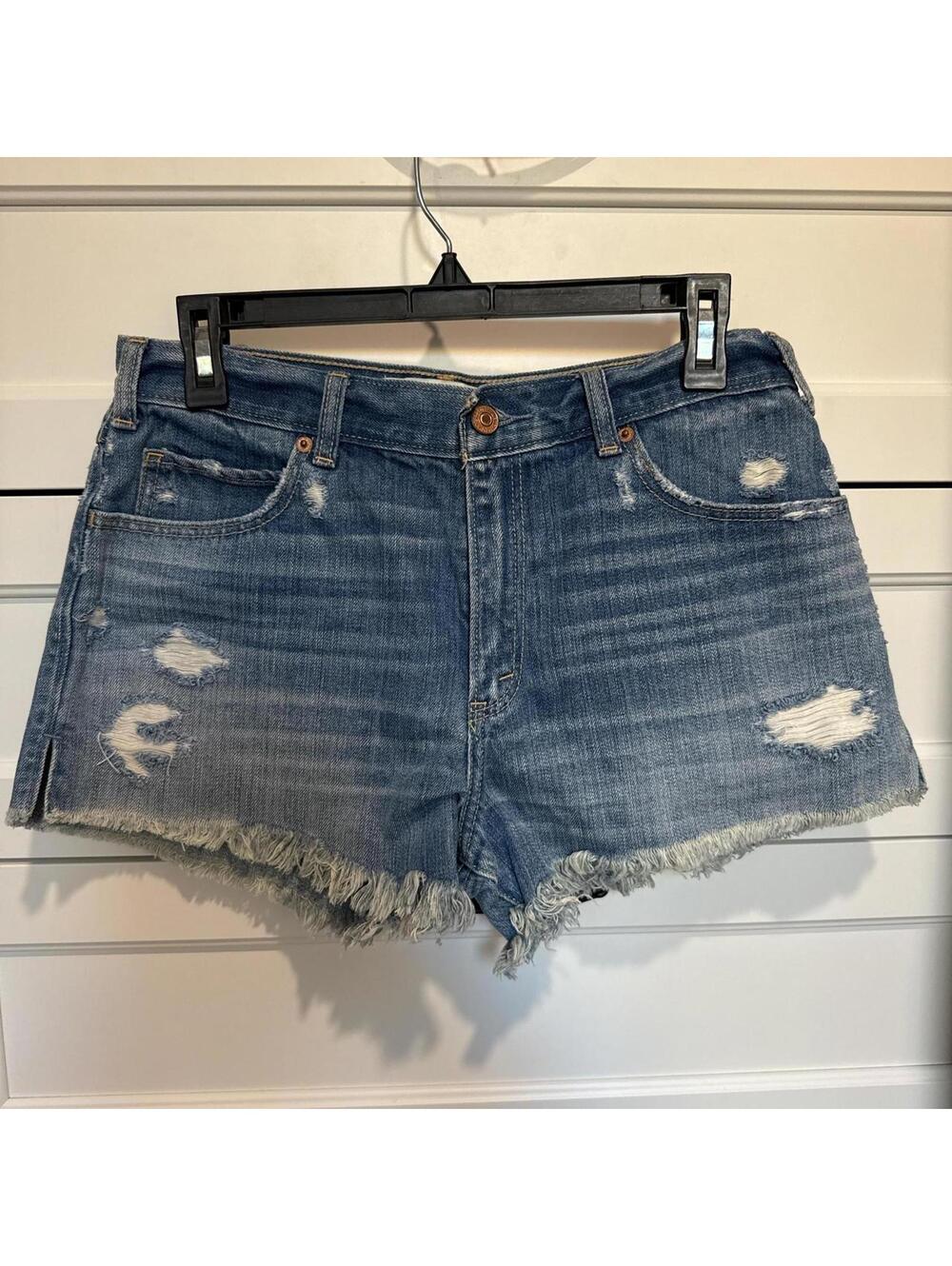 Abercrombie Shorts Women's 29x8 Blue High Rise